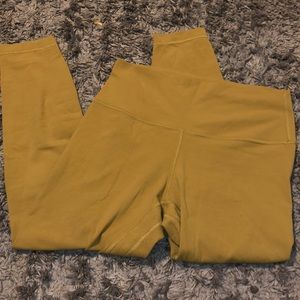 Green lululemon leggings
